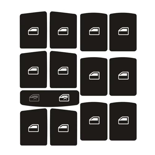 Rénovation intérieur de voiture : autocollants boutons lève-vitre et phares Audi A3 8P