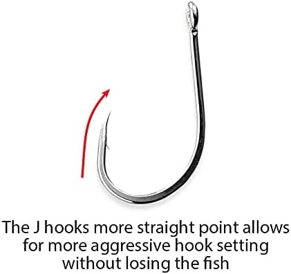 Team Catfish Jack Hammer J Hooks, Size 8/0, Black Nickel, photo 2 of 5