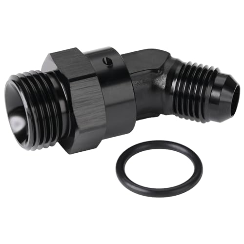 Adaptador 6AN a 10AN ORB de 45 grados para conectar tuberías de combustible 5