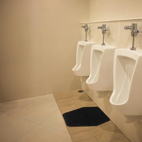 Alfombrilla para urinario Luxshiny de poliéster con acabado rectangular 6