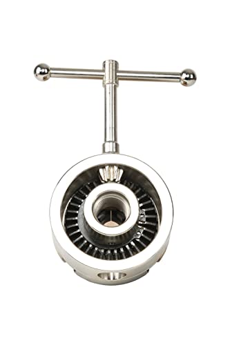 Vinwox Sck4-3.75 Wood Lathe Gear Chuck Key Chuck, With 1"X8Tpi Thread & 3/4"X16Tpi Adapter, 3 Years Warranty #TOP6