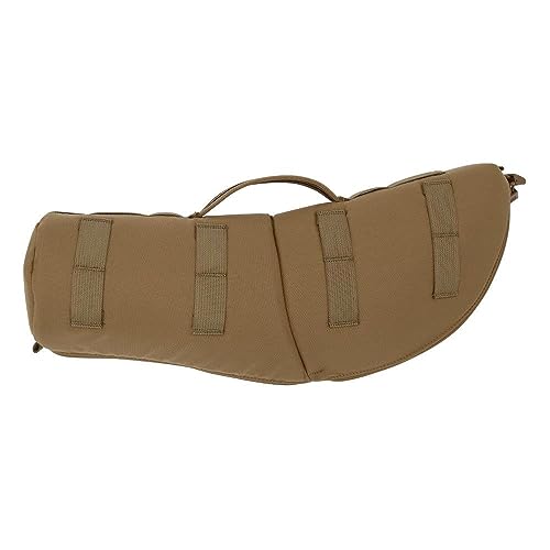 Marsupial Gear Angled Spotting Scope Case - Tactical Spotting Scope Protection with MOLLE Attachment Points for Transport, Coyote Brown, Medium