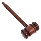 Zerodeko Holzhammer für Besprechungen Auktionsartikel Sitzungshammer Richterhammer Mini-holzhammer Kostümrequisiten Werkstattwerkzeuge Holzrichterhammer Anwaltshammer-spielzeug