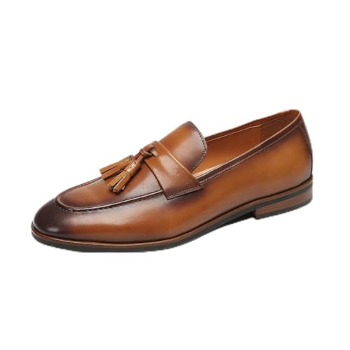 Loafers for Men - Premium Calfskin Tassel Shoes | Handcrafted Business Casual Loafers