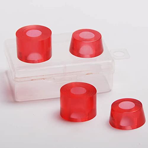 RNXRZANK 4xSkateboard Longboard Replacement Bushings Plate Many Colors Durometers Red 95A Longboard