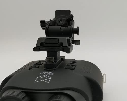 Nightfox Click Dovetail Helmet Adapter For Night Vision Goggles - Compatible Swift, Red, Cape And Wilcox G24 Helmet Mounts #TOP6