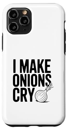 I Make Onions Cry Funny Chef ���[���A �X�}�z�P�[�X iPhone 11 Pro �p