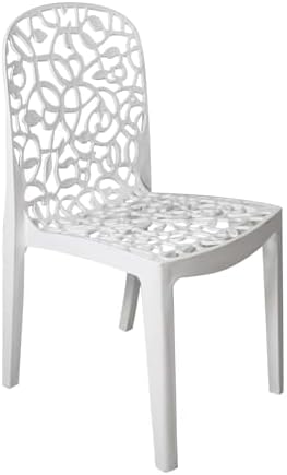 SP Berner - Pack of 6 Flora Chairs - Stackable, Ergonomic and Res...