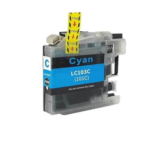 Cartouche d'encre 103 de rechange couleur cyan pour imprimantes MFC J875DW J285DW