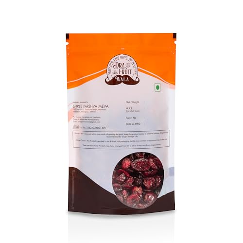 Dry Fruit Wala Naturally Dried Sliced Cranberry | Naturally Sweet, Dehydrated | 400 Grams - Image 2 thumbnail