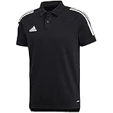 Solapa de dos botones adidas CON20 Polo Shirt, Men\'s, Black/White, LT3