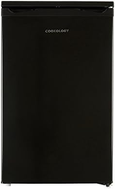 Cookology Black 50cm Freestanding Side-by-Side Undercounter Fridge Freezer Pack