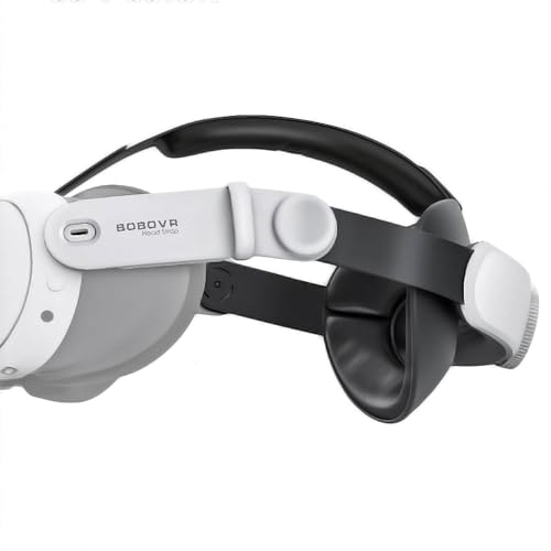 BOBOVR M3 Mini Head Strap VR Accessories Compatible with Meta Quest 3,Comfortable Elite Strap for Enhanced Support and Lightweight Design, Zero-Touch for ears