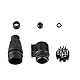 BEIJISTAR Anhängerstecker 13 Polig, mit Wasserfester Dichtung, nach ISO 11446, 12V Wasserdichter 13 Poliger Anhängerstecker, 13 Poliger Hänger Stecker, für PKW LKW RV Boot Anhänger