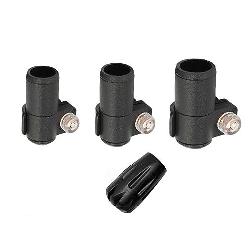 Trekking Pole Lock Flip Lock and Protector Cap Tip Cover for Folding Trekking Pole 14mm 16mm and 18mm Mountain Walking Stick Walking Pole Quick Flip Lock Accessories