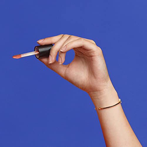 Palladio Hydrating Lip Oil Infused With Hyaluronic Acid, Non-Sticky Formula, Subtle Shine With Tinted Sheer Color, Liquid Lipstick, Prevents Chapped Lips, Vegan & Cruelty-Free | 0.13 Oz. (Not!) #TOP3