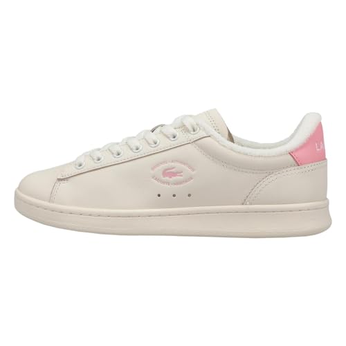 Lacoste Womens Carnaby Set Sneaker, Off WHT/LT PNK, 7.5