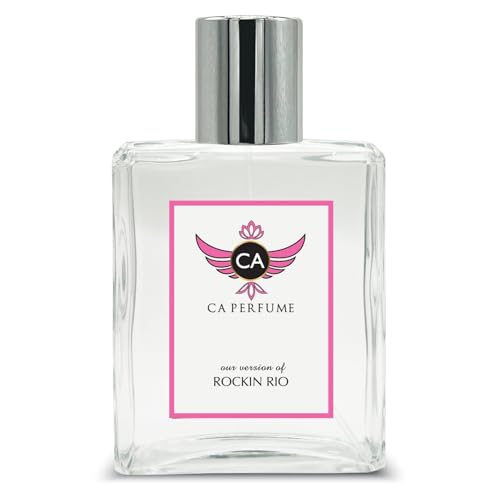 CA Perfume Impression of Rockin Rio For Women Floral Fruity Fragrance Long Lasting Womens Perfume Eau De Parfum 3.4 Fl Oz 100ml