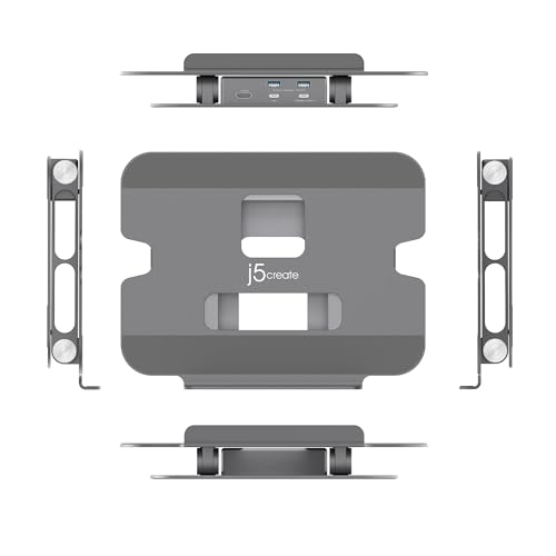 Support pour ordinateur portable j5create dock 4K JTS327-N ajustable - 3