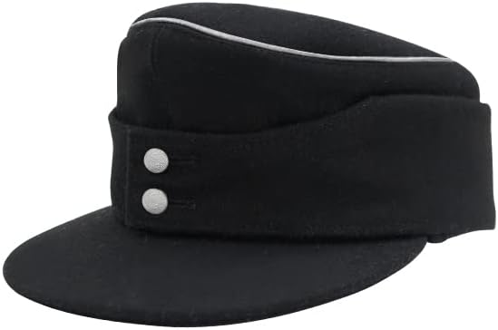 militaryharbor Panzer Elite Officer Black Wool M43 Field cap