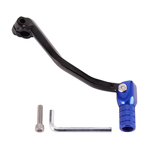 GOOFIT La Palancas cambio la motocicleta es azul el pedal cambio aleación aluminio al la palanca cambio plegable Reemplazar Para la pozo contaminación ATV la motocicleta