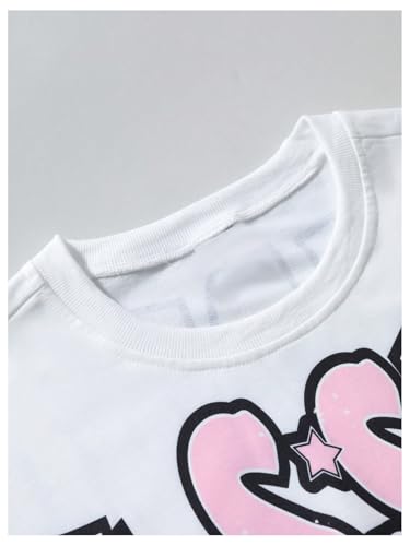 SOLY HUX Men's Summer Two Piece Outfits Short Sleeve Graphic T Shirt Pants Set Y2k Streetwear Clothes3