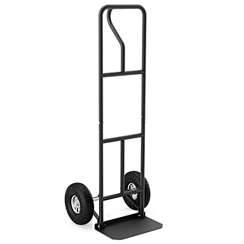 Carretilla tipo P con ruedas de goma de 10 pulgadas y capacidad 660 lb miniatura 1
