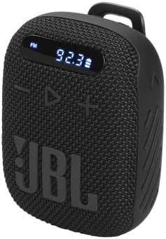 JBL Wind 3 FM Bluetooth Handlebar Speaker, Black