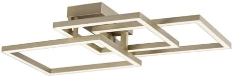 ET2 Traverse-80W 1 LED Flush Mount-23.5 Inches Wide by 6.75 inches high-Champagne Finish