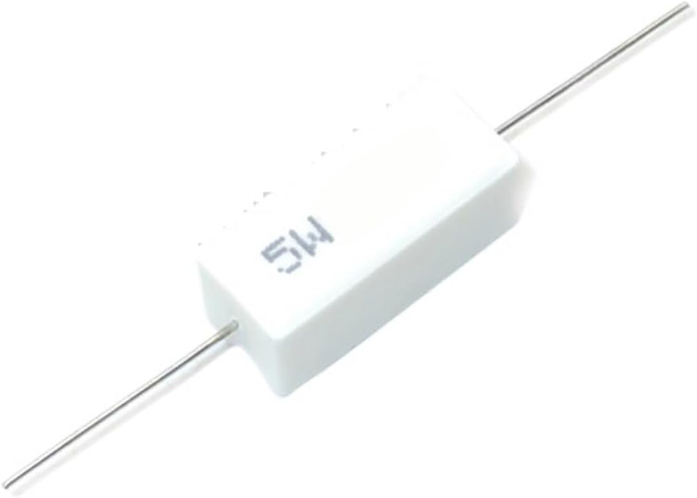 10PCS 5W Cement resistance 0.1~10k ohm 5% 0.22 0.33 0.5 1 10 100 1K 10K ohm 0.1R 0.22R 0.33R 0.5R 1R 10R 100R(330 ohm)