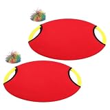 HOMOBABE 2 Juegos De De Paleta para Trampolín Juego De Atrapar Platos Voladores Disco Volador Juguete Sensorial De Entrenamiento Sensorial De Pelota De Disco para