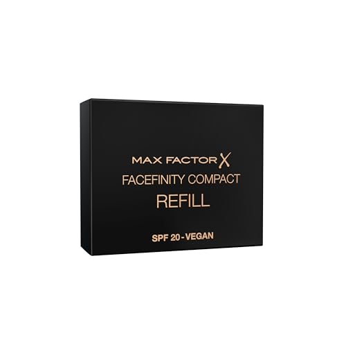 Max Factor Facefinity Refillable Compact Foundation - Refill Element Online Only, Porcelain 001, 10 g (Pack of 1)