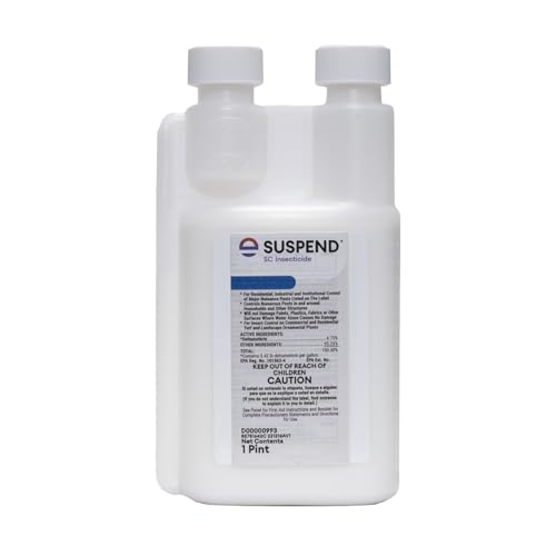 Suspend SC Insecticide 16 oz | Indoor/Outdoor Perimeter Pest Control | Deltamethrin Insecticide Concentrate | Controls Ants Spiders Cockroaches and Other Common Crawling Insects | Long Residual