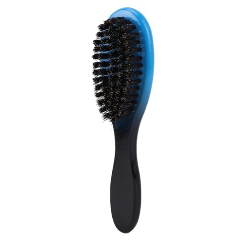 Generic Men S Styling Brush, Wooden Handle Boar Brush for Hair & Beard, Smoothing Pompadour, Slick Back, Fade Styles & Grooming