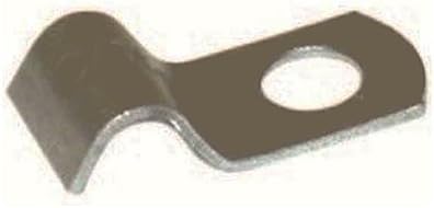 Halex 26214 1/4" Steel Midget One-Hole Strap 50 Count
