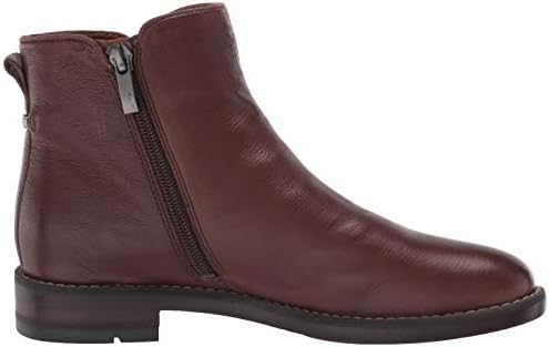 Franco Sarto Womens Marcus Flat Ankle Bootie Dark Brown Leather 8.5 M | Image 5