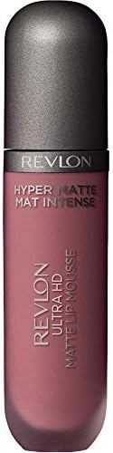 Liquid Lipstick by Revlon, Face Makeup, Ultra HD Matte Lip Mousse, Longwear Rich Lip Colors in Plum / Berry, 830 Death Valley, 0.02 Oz