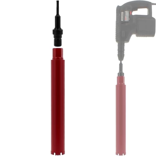 GT MARKET Couronne diamant Ø 63 mm avec adaptateur pour perceuse et perforateur SDS-plus