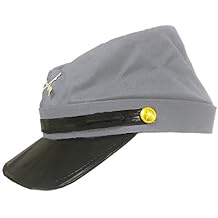 Cotton Civil War Grey Kepi Replica Hat S/M