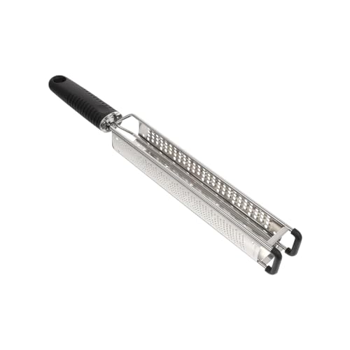Rallador multiusos de acero inoxidable plateado miniatura 1