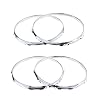 Enhanced 14 Snare Drum Hoop Set for Drummers, Silver, 8 Hole