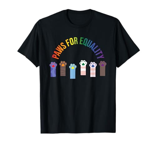 LGBT Pride Month Lesbian Gay Ally Rainbow Kitten Gay Cat T-Shirt