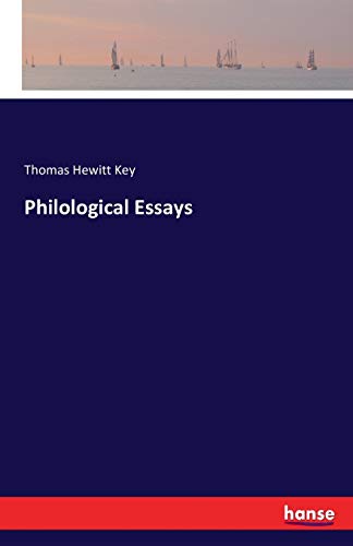 Philological Essays 3742807013 Book Cover