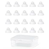 Hearing Aid Domes, Single Layer Umbrella-Shaped Ear Tips for ITC,CIC and RIC Hearing Amplifier Earplugs Replacement Accessories (Medium 20pcs Pack)
