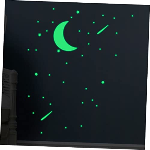 Luminous Kids Wall Decals 103pcs Star Ceiling Stickers miniatura 6
