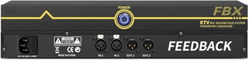 Eliminador de retroalimentación, supresor profesional de feedback, antiultrasonido automático con 12 segmentos y alta fidelidad de sonido, procesador de audio para micrófono en escenarios KTV y actuaciones en vivo miniatura 1