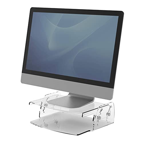 Support moniteur Fellowes Clarity rehausseur ecran reglable informatique - 2