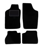  Wielganizator Carlux Schwarze Veloursmatten für Nissan Micra K10 Hatchback 1983-1991 4-teilig