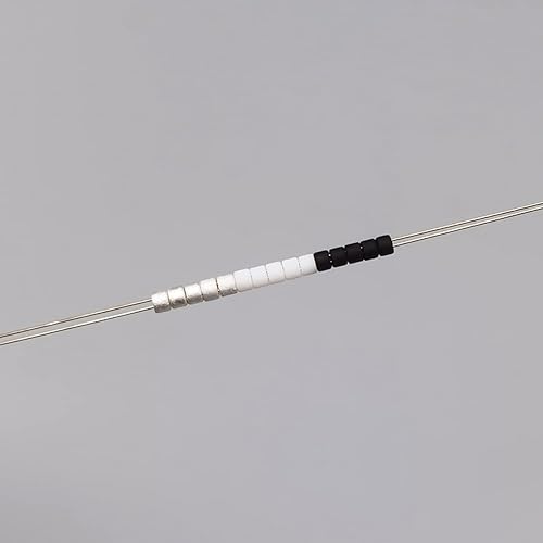 Vista 3 de INSPIRELLE Uniforme - Cuentas cilíndricas de 4.23 oz de 12/0 (0.079 in) para la fabricación de joyas artesanales, 24 colores teñidos opacos mate 22x