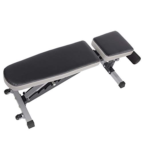 StrengthTech Fitness USA Made Adjustable Weight Bench | Fitness Gym Quality | Powder Coated Steel | Black